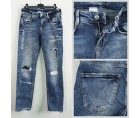 Classic Distressed Denim Jeans For Men